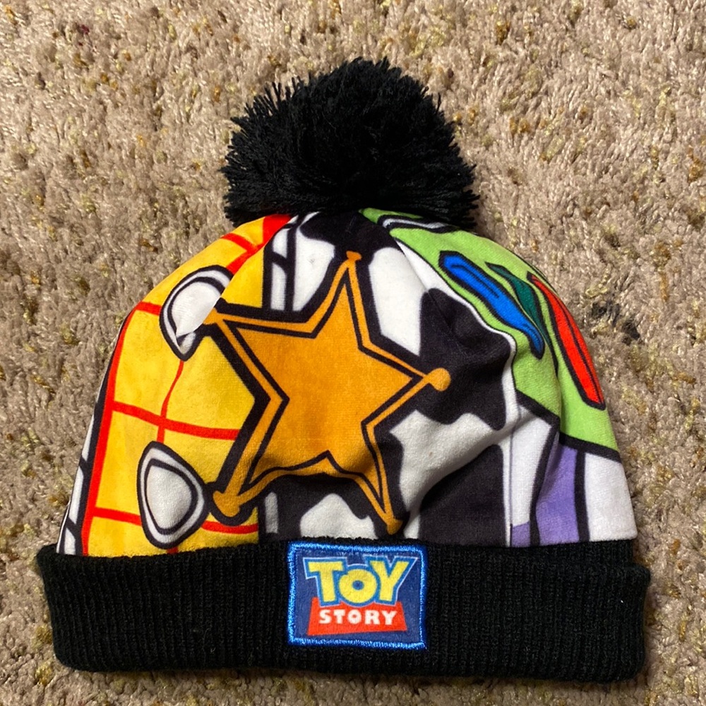 Disney Buzz Lightyear and Woody toddler beanie